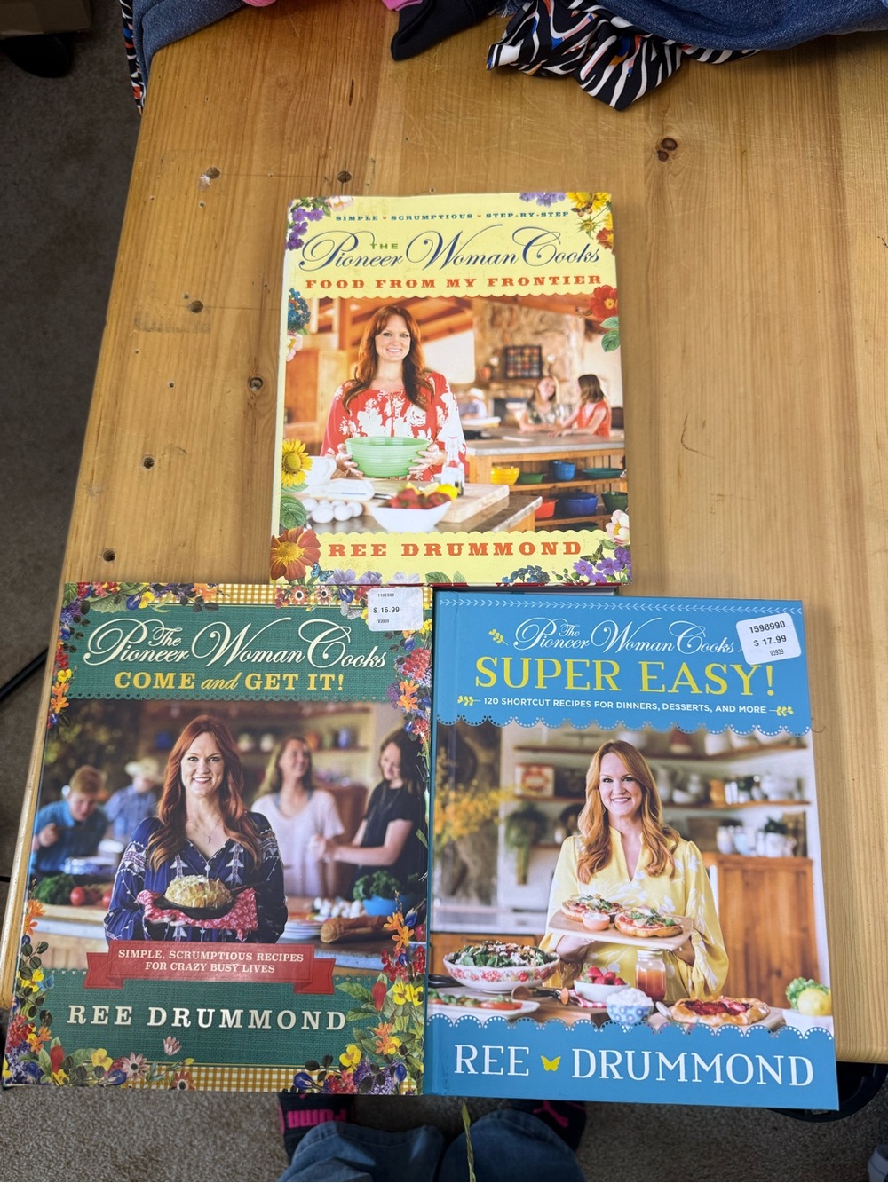Bundle of 3 The Pioneer Woman Ree Drummond Hardback Cook Books